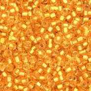 Miyuki seed beads 11/0 - Silverlined light orange 11-7